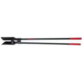 RAZOR-BACK 78006 Post Hole Digger, 11-1/2 in L Blade, Riveted Blade, HCS Blade, Fiberglass Handle, 59-5/8 in OAL