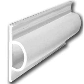 Multinautic 10503 Dock Bumper, PVC, White, 3 in W, 1 in H