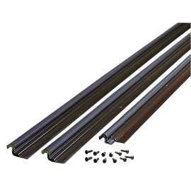 M-D 87783 Compression Weatherstrip, 84 in L, Aluminum