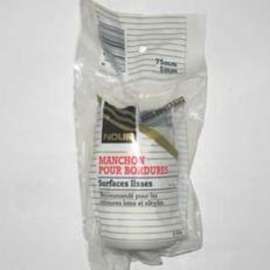 NOUR Z 4T05 Lint-Free Roller Refill, 1/4 in Thick Nap, 4 in L, Nylon/Polyester Cover