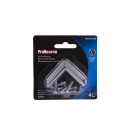 Prosource CB-G015-C4PS Corner Brace, 1-1/2 in L, 1-1/2 in W, 1/2 in H, Galvanized Steel, Galvanized