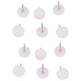 ProSource FE-S513-PS Furniture Glide, Plastic, White, White, 5/8 x 5/8 x 15/16 in Dimensions