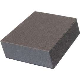 NORTON MultiSand 02082 Sanding Sponge, 4-7/8 in L, 2-7/8 in W, Fine, Medium