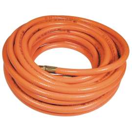 Amflo 576-50A Air Hose, 3/8 in OD, MNPT, PVC, Orange