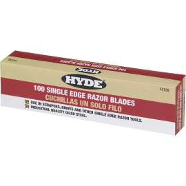 HYDE 13135 Razor Blade, Single-Edge Blade, Steel Blade