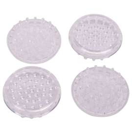 ProSource FE-50810-PS Furniture Glide, Plastic, Clear, Clear, 2-1/4 x 2-1/4 x 5/8 in Dimensions