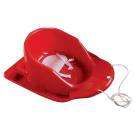 PARICON 625 Flyer Toddler Boggan, Flexible, 18 Months to 4-Years Capacity, Plastic, Red