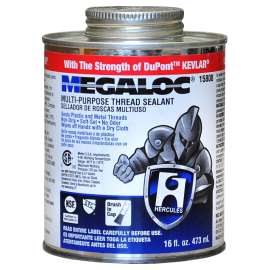 Oatey Megaloc 15804 Thread Sealant, 4 oz Can, Paste, Blue