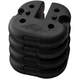 Seasonal Trends 10001200011 Weight Plates, Premium, Cement, Black, Rubber