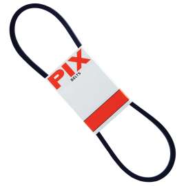 PIX A88/4L900 V-Belt, Molded Cog, 1/2 in W, Black