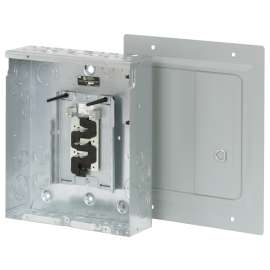 Cutler-Hammer BR BR612L125FDP Load Center, 125 A, 6 -Space, 12 -Circuit, Main Lug, NEMA 1 Enclosure, Light Gray
