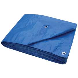 ProSource T3040BB70 Tarpaulin, 40 ft L, 30 ft W, 3.5 mil Thick, Polyethylene, Blue