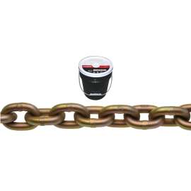 BARON TP7038P Transport Chain, 3/8 in, 63 ft L, 6600 lb Working Load, 70 Grade