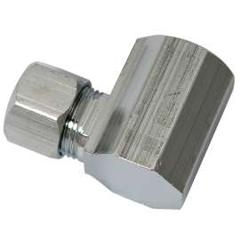 Plumb Pak PP75PCLF Adapter, 3/8 in, FIP x Compression, Chrome