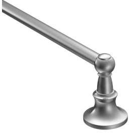 Moen DN4418CH Towel Bar, 18 in L Rod, Aluminum, Chrome, Surface Mounting