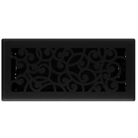 Imperial RG3459 Floor Register, Polystyrene, Black Iron