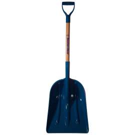 Mount Waldo Plastics 12GSWB Scoop Shovel, 12 in W Blade, Ash Handle