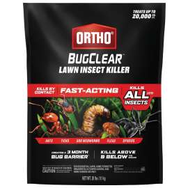 Ortho BugClear 0425610 Insect Killer, Granular, Spreader Application, 20 lb Bag