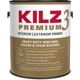 Kilz 13041 Primer, Thick, White, 1 gal, Can
