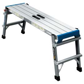 WERNER AP Series AP-25 Work Platform, 300 lb, Aluminum, Silver
