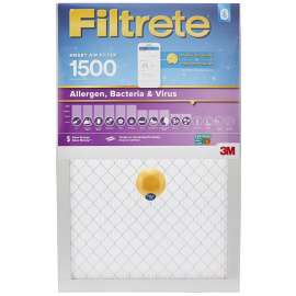 Filtrete S-2001-4 Smart Air Filter, 25 in L, 16 in W, 12 MERV, 1500 MPR
