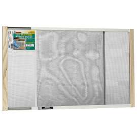 Frost King W.B. Marvin AWS1845 Window Screen, 18 in L, 25 to 45 in W, Aluminum