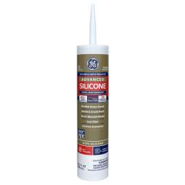 GE Silicone II GE5040 Silicone Caulk, Clear, 10.1 oz Tube