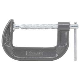 Vulcan JL27363 C-Clamp, 4 in Max Opening Size, 1-3/4 in D Throat, Steel Body, Gray Body