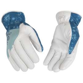 KincoPro Heatkeep 103HKW-L Gloves, Women's, L, Angled Wing Thumb, Double Shirred Elastic Wrist, Easy-On Cuff, TR2 Lining