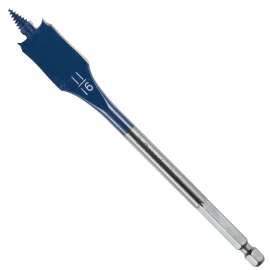 Bosch Daredevil DSB1008 Spade Drill Bit, 11/16 in Dia, 6 in OAL, 1/4 in Dia Shank, Hex Shank