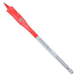 Diablo SPEEDemon DSP2050 Spade Drill Bit, 1/2 in Dia, 6 in OAL, 10 mm Dia Shank, Hex Shank