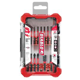 Diablo DSC-S14 Screwdriver Bit Set, 14-Piece