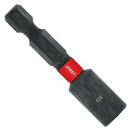 Diablo DNTSS14 Magnetic Nutsetter, 1-7/8 in L, 1/4 in L Shank, Hex Shank
