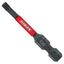 Diablo DT202P15 Screwdriver Insert Bit, #20 Drive, Torx Drive, 2 in L