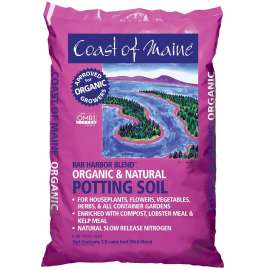Coast of Maine Harbor Blend 1CBBH2 Bar Organic Potting Soil, 2 cu-ft Bag
