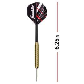 Franklin Sports 56011 Dart Set, Steel Tip Dart, Nylon/Steel