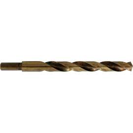 Vulcan Jobber Length Drill, 1/2 In Dia X 6 In L, 3/8 In Reduced Shank, Cobalt M35 Steel