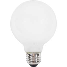 Sylvania 40768 Natural LED Bulb, Globe, G25 Lamp, 60 W Equivalent, E26 Lamp Base, Dimmable, Frosted, Daylight Light