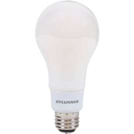 Sylvania 40777 Natural LED Bulb, 3-Way, A21 Lamp, 100 W Equivalent, E26 Lamp Base, Dimmable, Frosted, Soft White Light