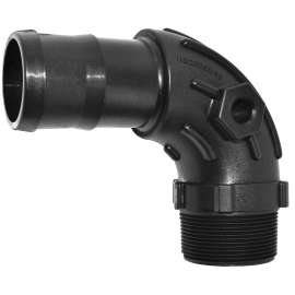 GREEN LEAF HB300SW90 Elbow, 3 in, MNPT x Hose Barb
