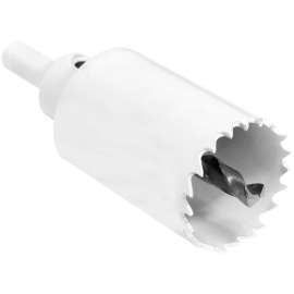 Vulcan 960081OR Hole Saw with Arbor Hanager, 0.875 in Dia, 1-7/8 in D Cutting, 4/6 TPI, HSS Cutting Edge
