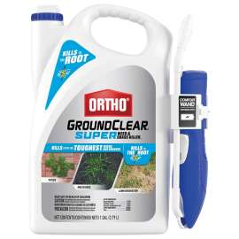 Ortho GroundClear 4652705 Super Weed and Grass Killer, Liquid, Light Yellow, 1 gal Jug