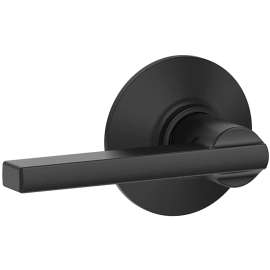 Schlage F Series F10VLAT622 Passage Lever, Zinc, Matte Black