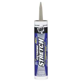 DAP EXTREME STRETCH 7079818711 Premium Elastomeric Sealant, Slate Gray, 24 hr Curing, 40 to 100 deg F, 10.1 fl-oz