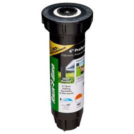 Rain Bird 1800 Professional 1804HDSP25 Pop-Up Spray Head Sprinkler with Nozzle, 1/2 in Connection, Female, 4 in H Pop-Up