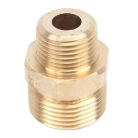 Forney 75117 Screw Nipple, M22 x 3/8 in Connection, Male x MNPT