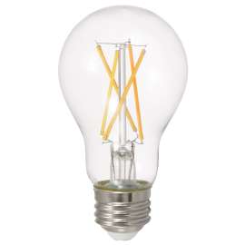 Sylvania 49827 Natural LED Bulb, General Purpose, A19 Lamp, 60 W Equivalent, E26 Lamp Base, Dimmable, Clear