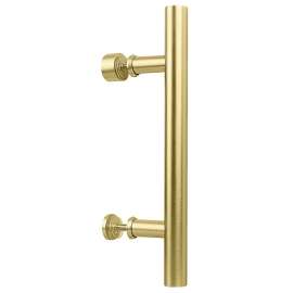 National Hardware N700-102 Madison Pull, 12 in H, Steel, Brushed Gold
