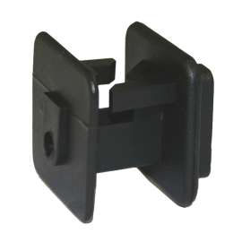 Parmak 526 Wood Post Insulator, Black, Nail, Screw Mounting