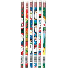 Christmas Assortment Pencils, Dozen